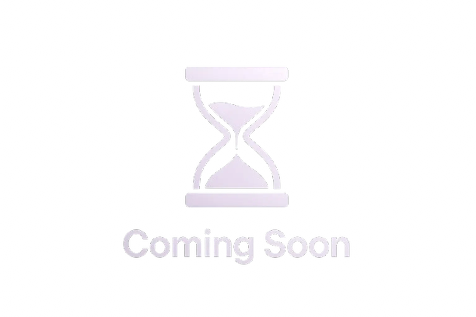 Coming soon placeholder